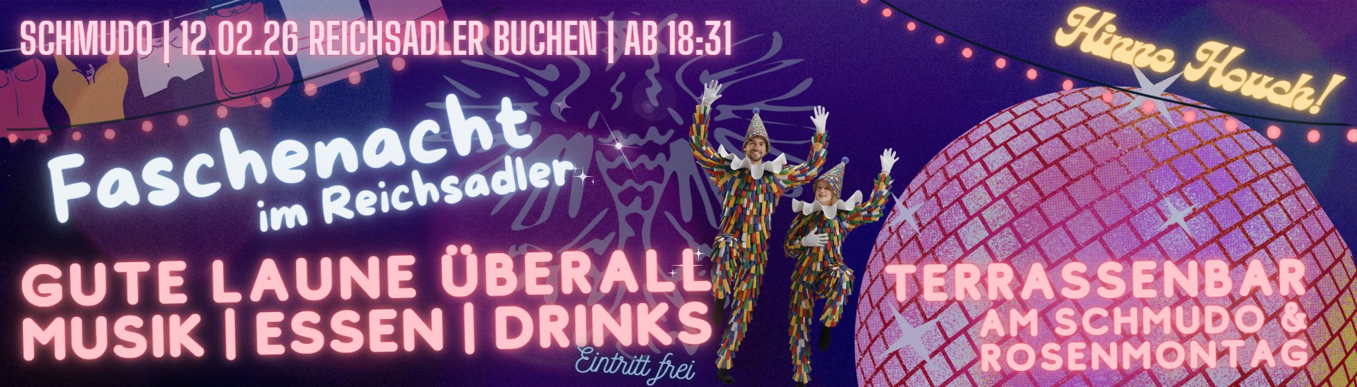 Programm Faschnacht 2026 im Reichsadler