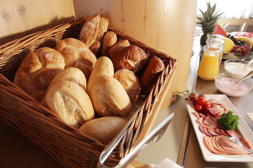 Verschiedene Brötchen Variationen