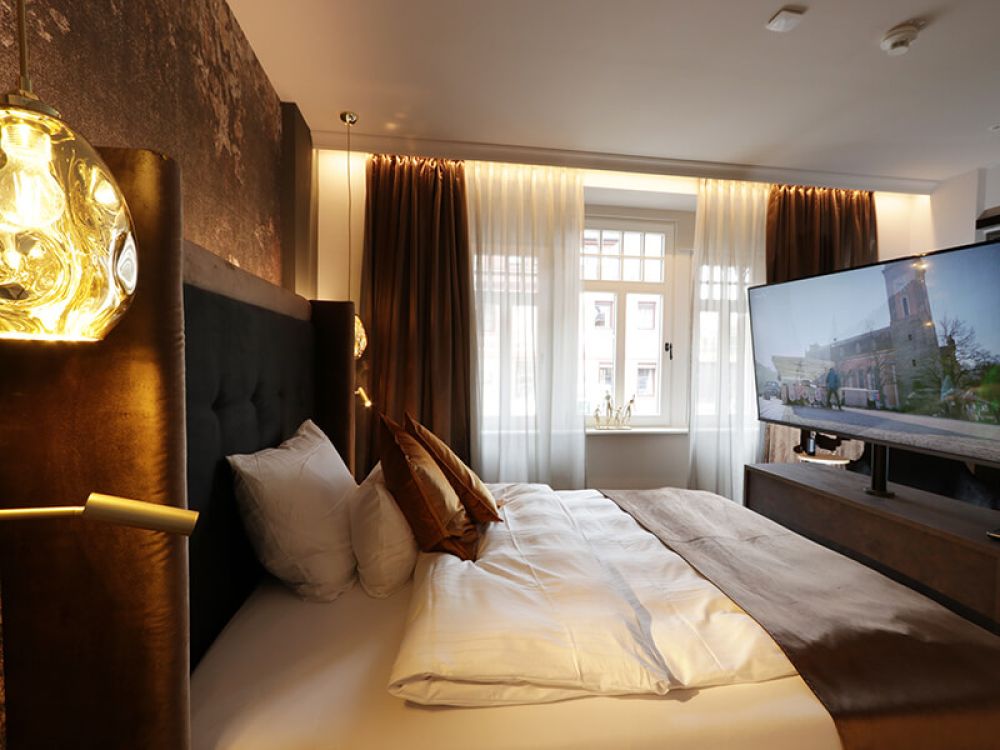 Das Zimmer 303 des Reinhardts Hotel